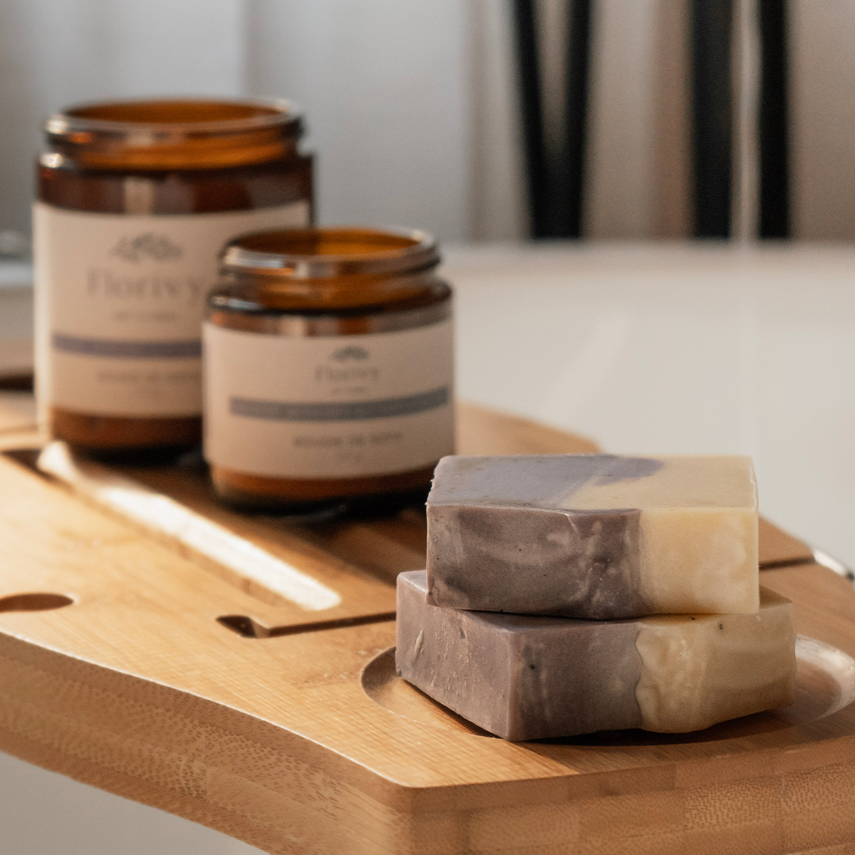 Savon en barre - Lavande, romarin et pamplemousse