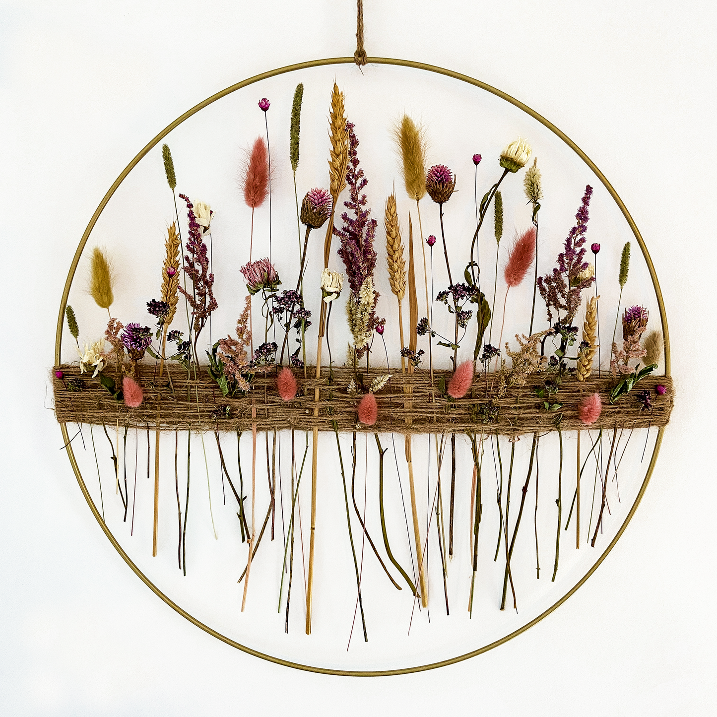 Couronne 19 po - Champ fleuri