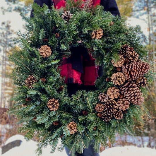 Couronne d'hiver sur mesure