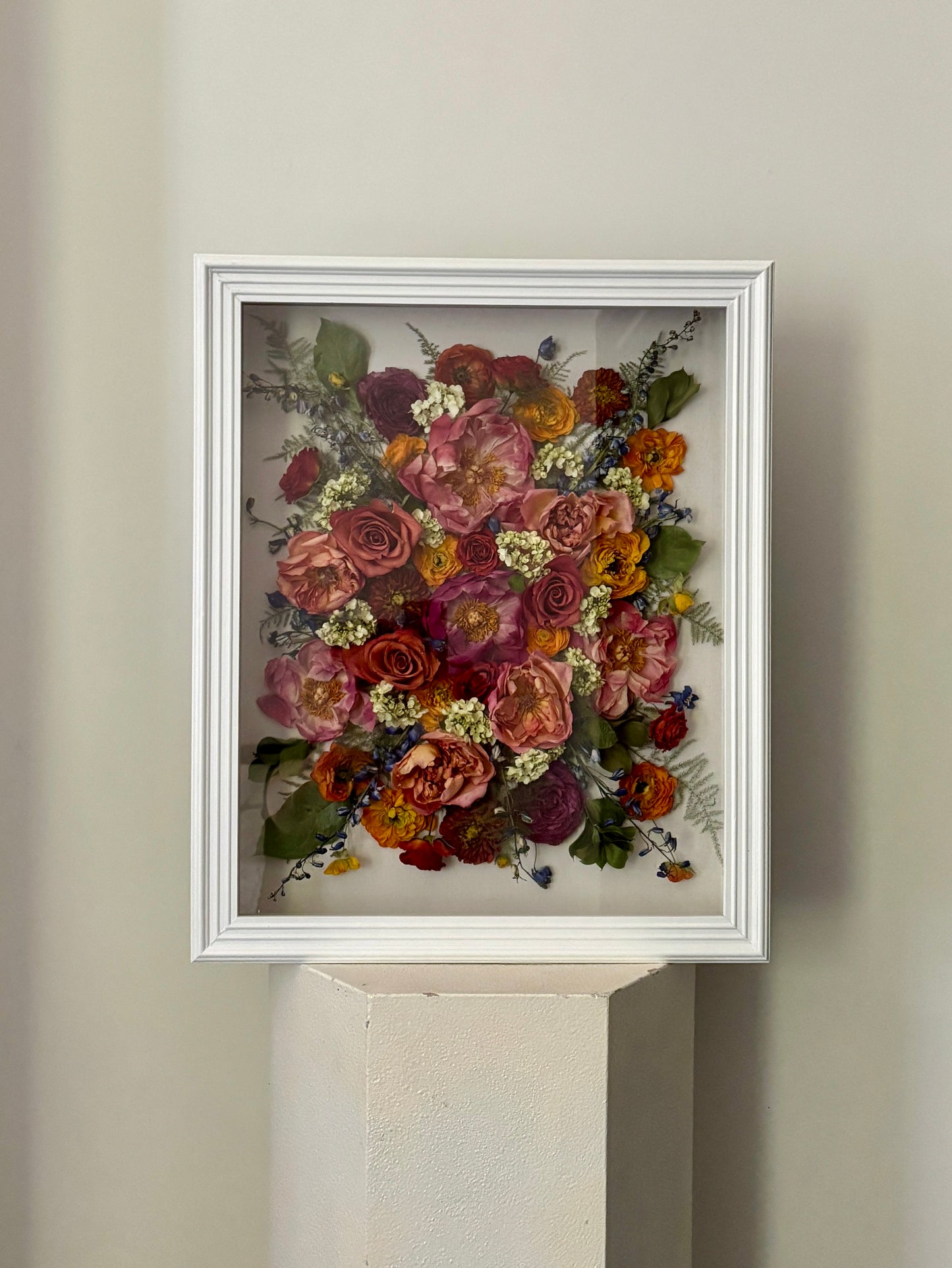 Boîte-cadre de fleurs 3D