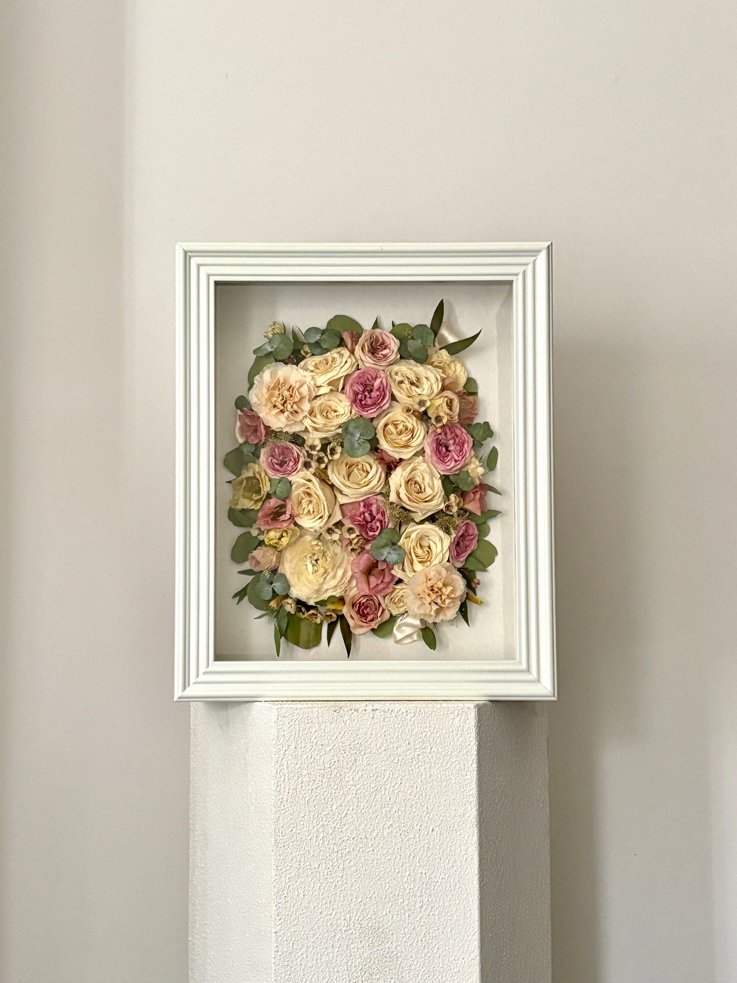 cadre de préservation de bouquet de mariage 11x14